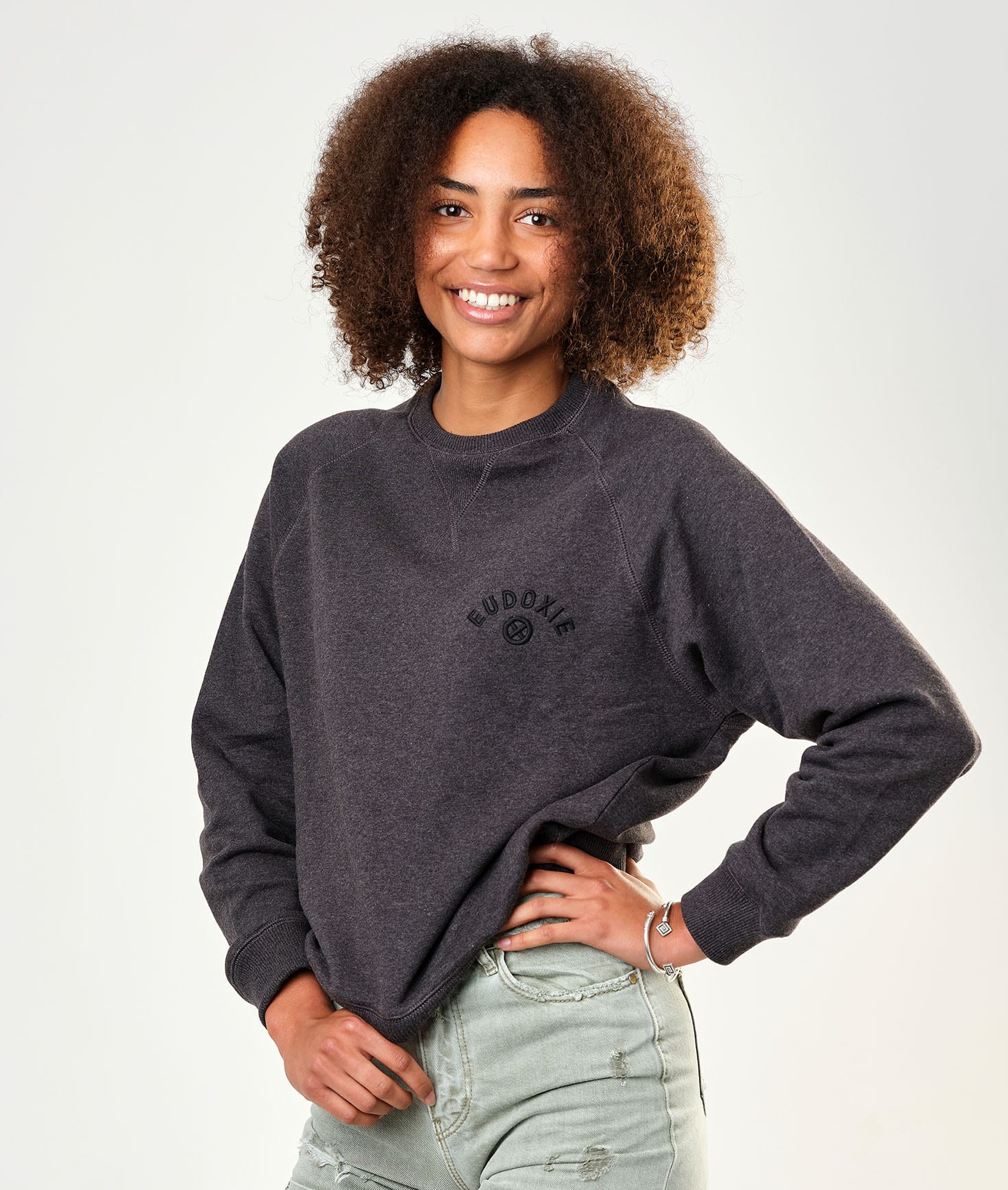 Eudoxie "Bonnie" Embroidered Sweatshirt - ExtraLarge - Bild 1