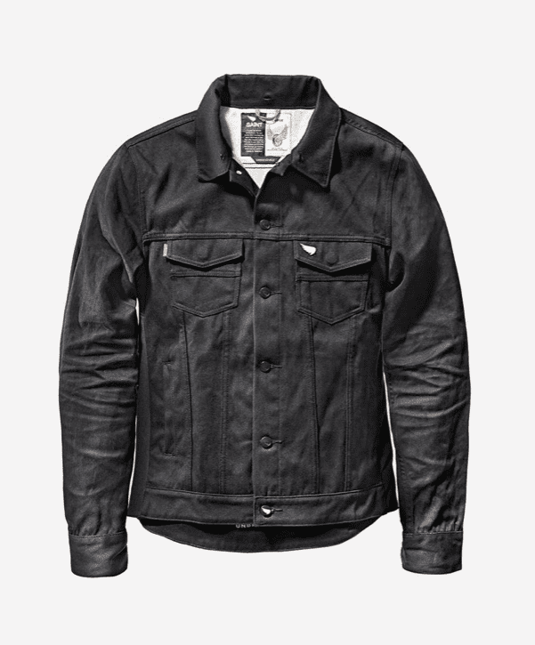SA1NT Unbreakable Denim Shearling Collar Jacket - Large - Bild 3