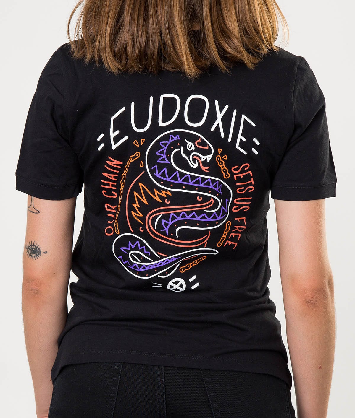 Eudoxie Black Masha T-Shirt - Small - Bild 1