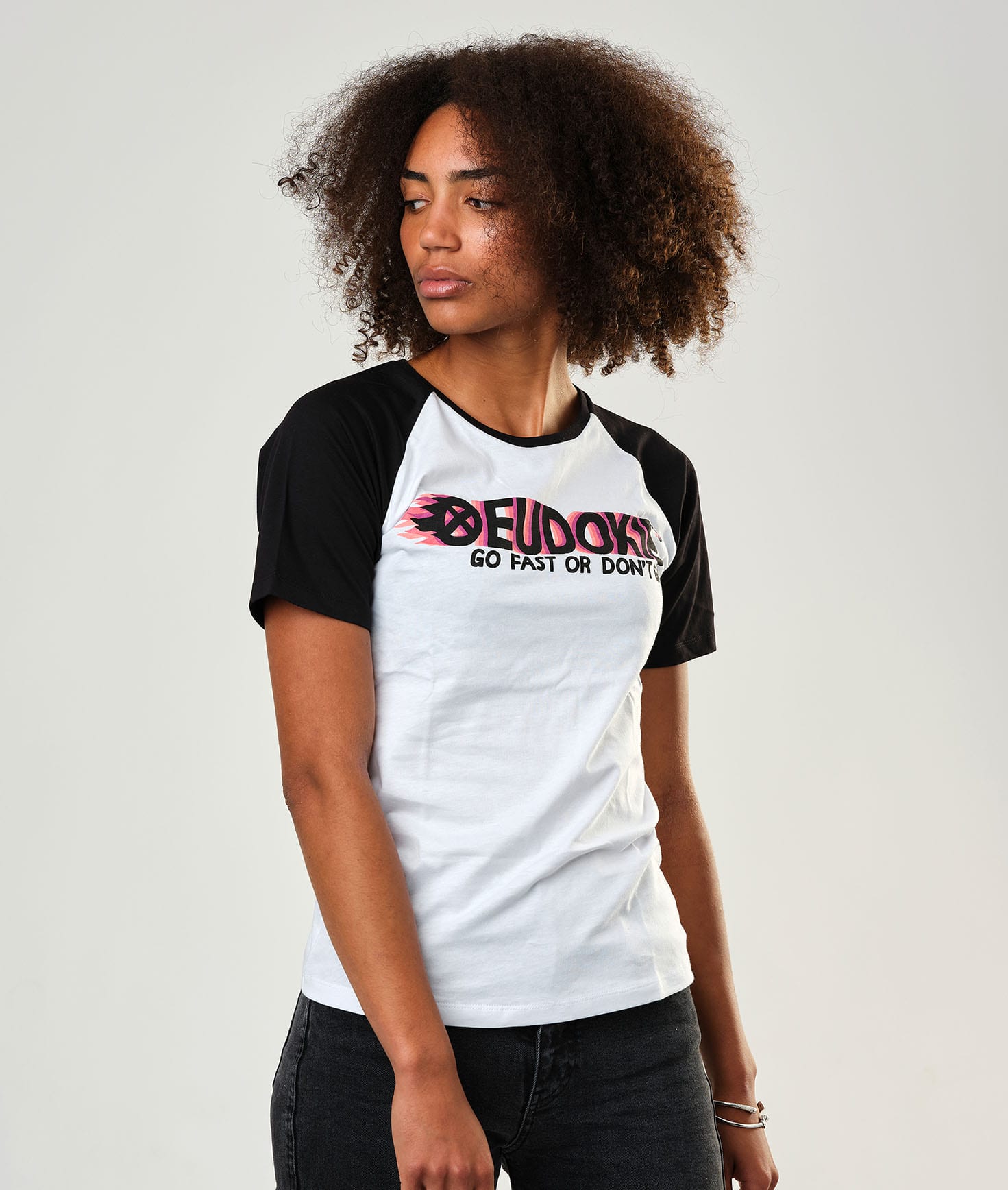 Eudoxie Flame Baseball T-Shirt Short Sleeve - Small - Bild 2