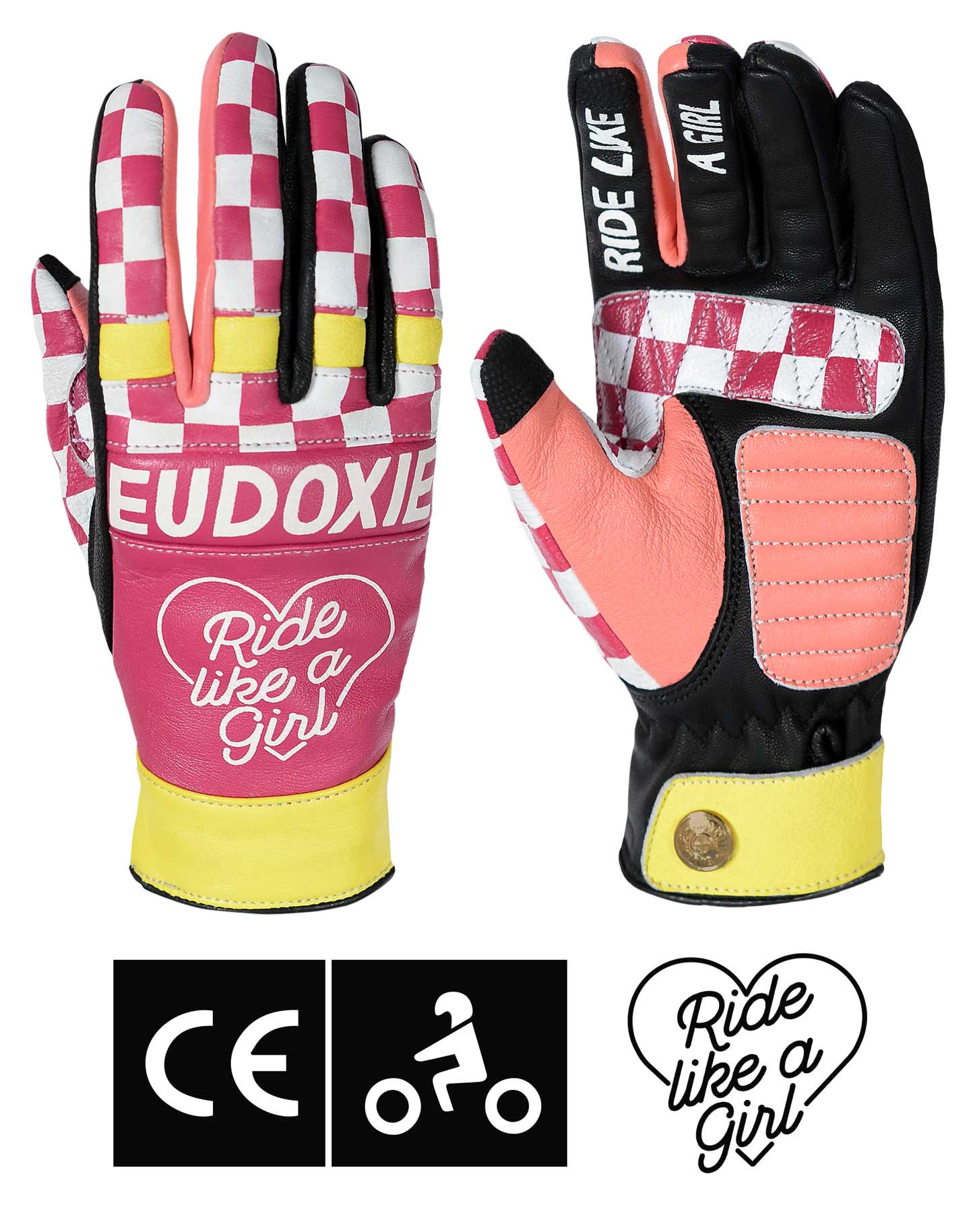 EUDOXIE-LIZZY-POP-gants-homologues-moto-femme-damier-rose-jaune-2.jpg
