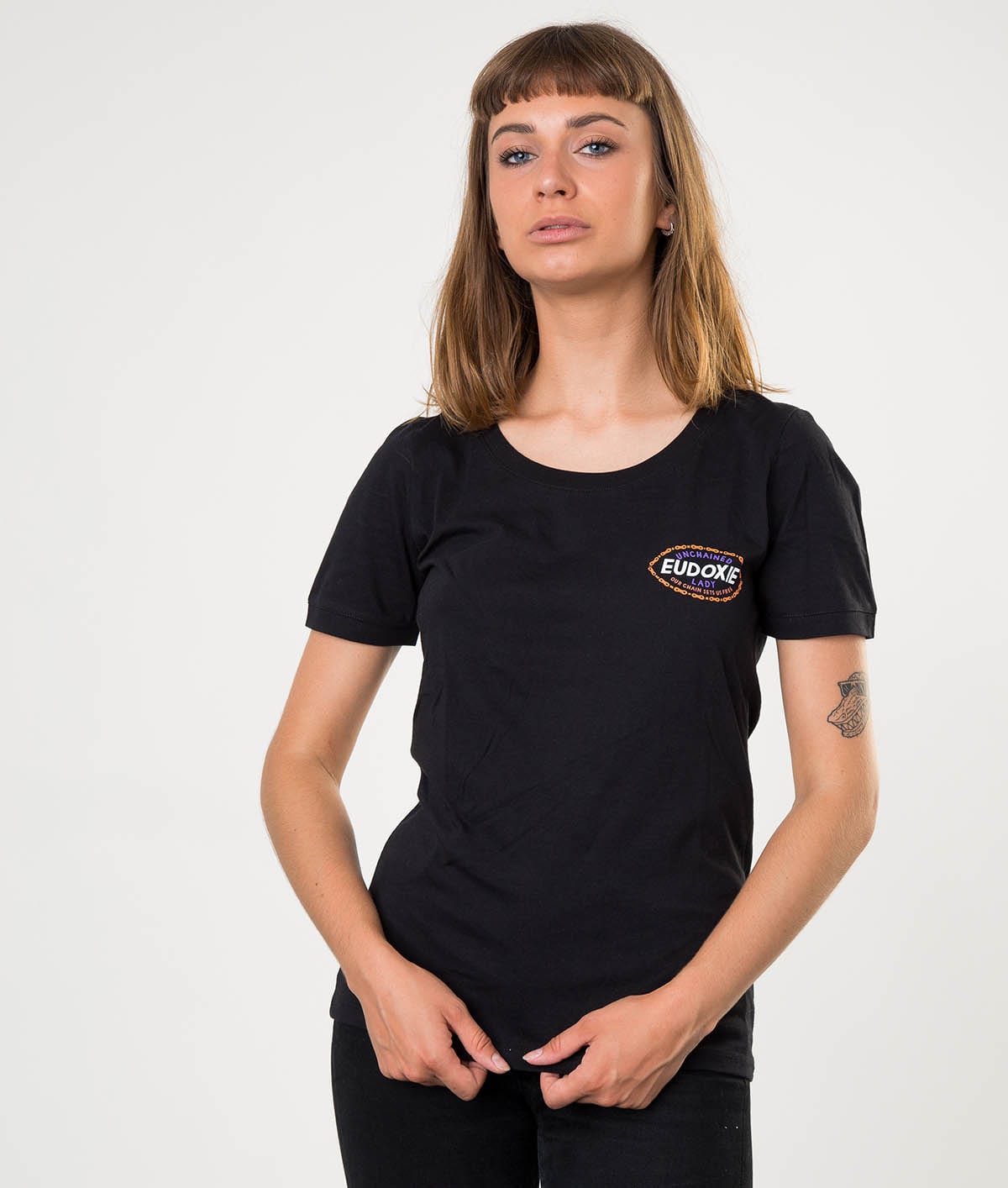 Eudoxie Black Masha T-Shirt - Small - Bild 2